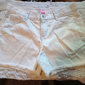 Women's Ripped Denim Shorts size 12plus